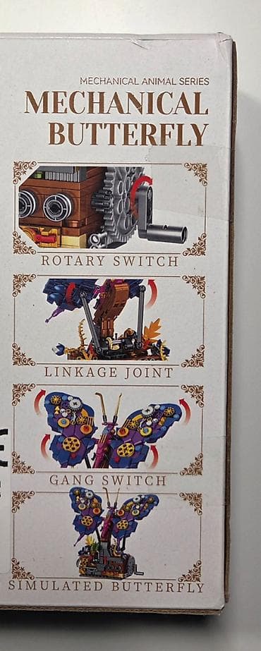 Kockice za sastavljanje - Mehanicki leptir Kockice, izgledom na lalafo.rs — 3 Kockice za sastavljanje - Mehanicki leptir Kockice, izgledom — 3