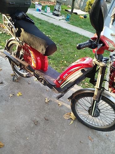 Električni moped APN – crveni, gradski/komunalni model - Godište na lalafo.rs — 2 Električni moped APN – crveni, gradski/komunalni model - Godište — 2