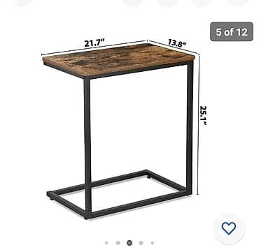 Pomoćni C-sto za sofu/laptop - Dimenzije: 55 cm (dužina) x 35 cm na lalafo.rs Pomoćni C-sto za sofu/laptop - Dimenzije: 55 cm (dužina) x 35 cm