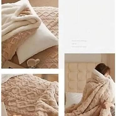 Plišano-rebrasto dvostrano ćebe/ prekrivač za krevet duplo ćebe na lalafo.rs — 3 Plišano-rebrasto dvostrano ćebe/ prekrivač za krevet duplo ćebe — 3