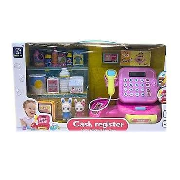 Kreativne i edukativne igračke: Dečiji set – kasa za igru sa dodacima - Igračka kasa u rozoj boji sa na lalafo.rs — 1 Kreativne i edukativne igračke: Dečiji set – kasa za igru sa dodacima - Igračka kasa u rozoj boji sa — 1
