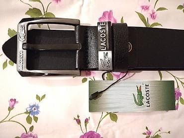 Novi muski kozni markirani kais Lacoste sa crnom kozom. Zemlja porekla na lalafo.rs — 1 Novi muski kozni markirani kais Lacoste sa crnom kozom. Zemlja porekla — 1