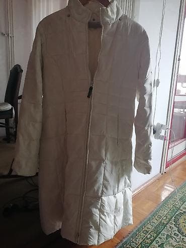 zenske broj: Duga ženska zimska jakna perjana /kabanica u krem-beloj boji. - Kroj at lalafo.rs — 1 zenske broj: Duga ženska zimska jakna perjana /kabanica u krem-beloj boji. - Kroj — 1