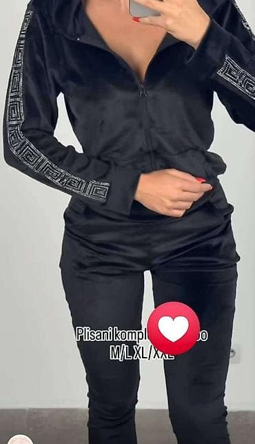 Plisane komplet trenerke sa kašmirom,prepune elastina,sa kapuljačom i na lalafo.rs — 2 Plisane komplet trenerke sa kašmirom,prepune elastina,sa kapuljačom i — 2