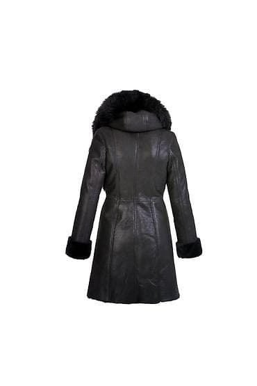 Ženska zimska jakna/kaput sa krznom – crna - Elegantna dužina do na lalafo.rs — 2 Ženska zimska jakna/kaput sa krznom – crna - Elegantna dužina do — 2