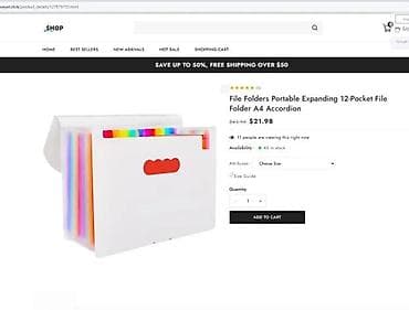 Ekspandirajuća fascikla sa 12 pregrada – A4 harmonika - Praktična na lalafo.rs Ekspandirajuća fascikla sa 12 pregrada – A4 harmonika - Praktična