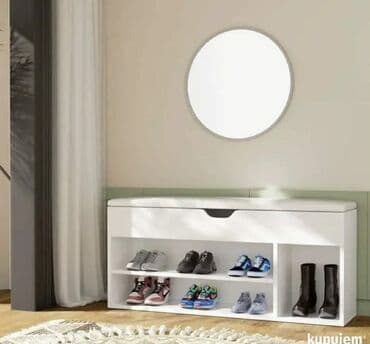 Aga drveni stalak za cipele sa sedištem - beli Upotpunite svoj hodnik na lalafo.rs Aga drveni stalak za cipele sa sedištem - beli Upotpunite svoj hodnik