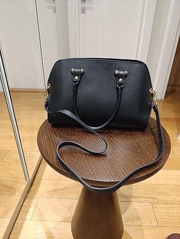 Crna kozna torba – TT Bagatt - Materijal: spolja kombinacija glatke at lalafo.rs — 9 Crna kozna torba – TT Bagatt - Materijal: spolja kombinacija glatke — 9