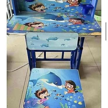 Dečiji set – podesivi radni sto sa stolicom - Namenjen za decu za na lalafo.rs — 2 Dečiji set – podesivi radni sto sa stolicom - Namenjen za decu za — 2