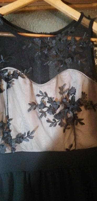 Elegantna haljina bez rukava, crno–siva kombinacija. - Gornji deo na lalafo.rs — 4 Elegantna haljina bez rukava, crno–siva kombinacija. - Gornji deo — 4