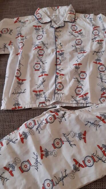 Dečja pidžama – dvodelni komplet - Gornji deo: košulja na dugmad sa at lalafo.rs Dečja pidžama – dvodelni komplet - Gornji deo: košulja na dugmad sa