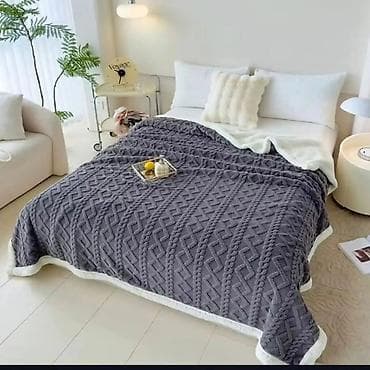 Plišano-rebrasto dvostrano ćebe/ prekrivač za krevet duplo ćebe na lalafo.rs — 5 Plišano-rebrasto dvostrano ćebe/ prekrivač za krevet duplo ćebe — 5