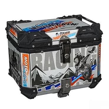 Transport: Aluminijumski kofer za motor – gornji top case sa grafikom at lalafo.rs — 1 Transport: Aluminijumski kofer za motor – gornji top case sa grafikom — 1