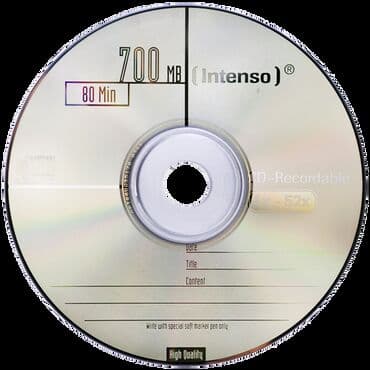 CD-R 700MB (80 min.) pak. 25 komada Cake Box. Intenso CD-R 700MB/80min na lalafo.rs CD-R 700MB (80 min.) pak. 25 komada Cake Box. Intenso CD-R 700MB/80min