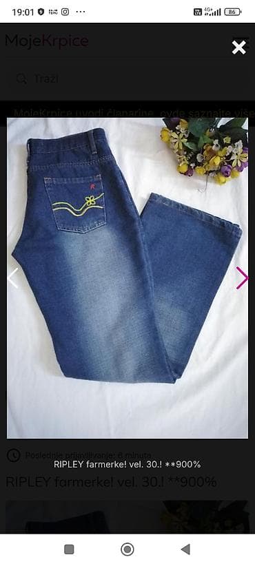 pantalone butiku ali: RASPRODAJA!!?Ripley zenske farmerke, original vel. 30. Made in Italy na lalafo.rs — 2 pantalone butiku ali: RASPRODAJA!!?Ripley zenske farmerke, original vel. 30. Made in Italy — 2