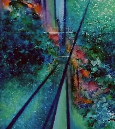 rockfam slike: Umetnička slika na platnu 30x24cm, rađena akrilnim bojama at lalafo.rs — 3 rockfam slike: Umetnička slika na platnu 30x24cm, rađena akrilnim bojama — 3