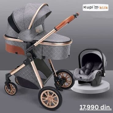 Kompaktan 3u1 set za bebe: kolica + nosiljka/autosedište - na lalafo.rs Kompaktan 3u1 set za bebe: kolica + nosiljka/autosedište -