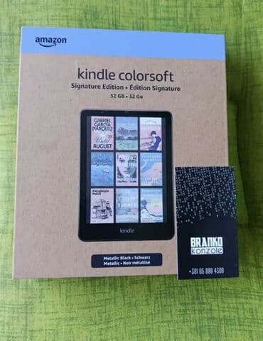 Novo, neotpakovano Amazon Kindle Colorsoft Signature Edition 32GB – Sa na lalafo.rs Novo, neotpakovano Amazon Kindle Colorsoft Signature Edition 32GB – Sa