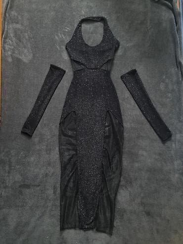 zenske broj: Zenska svecana duga sljokicava haljina Odgovara za S i M jer se tegli at lalafo.rs — 1 zenske broj: Zenska svecana duga sljokicava haljina Odgovara za S i M jer se tegli — 1