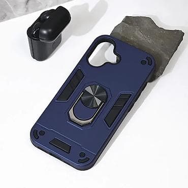 Maska Hard Ring za iPhone 16 6.1 tamno plava na lalafo.rs Maska Hard Ring za iPhone 16 6.1 tamno plava