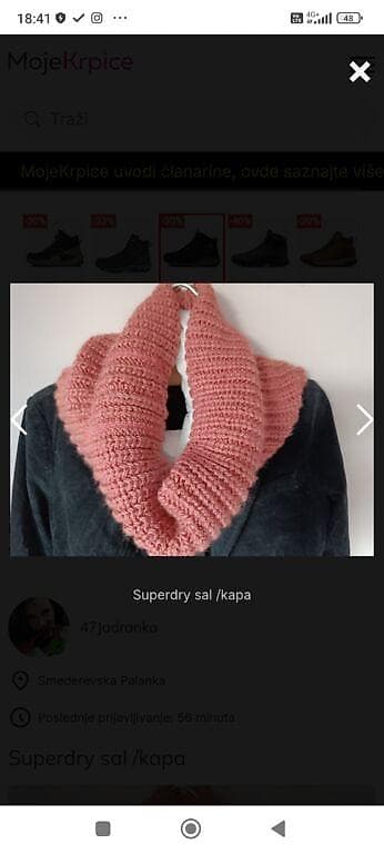 RASPRODAJA!!!Superdry okovratnik sal. moze se navuci I biti kao kapa at lalafo.rs — 1 RASPRODAJA!!!Superdry okovratnik sal. moze se navuci I biti kao kapa — 1