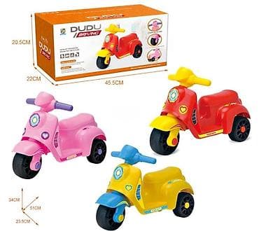 Baby Push Walkers: Dečji guralica motor – DUDU Driving - Šareni plastični motor na tri at lalafo.rs — 1 Baby Push Walkers: Dečji guralica motor – DUDU Driving - Šareni plastični motor na tri — 1