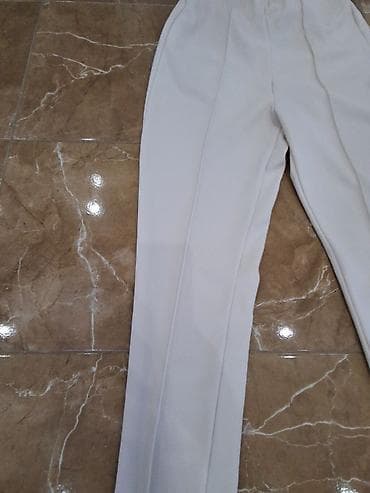 ZARA ženske pantalone – klasičan kroj - Boja: bež/ekru - Model: visok na lalafo.rs — 4 ZARA ženske pantalone – klasičan kroj - Boja: bež/ekru - Model: visok — 4