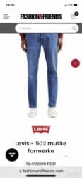 Homesuits: Original LeviS 501 farmerice 33 100% cotton Polustruk 45cm duzina at lalafo.rs — 5 Homesuits: Original LeviS 501 farmerice 33 100% cotton Polustruk 45cm duzina — 5