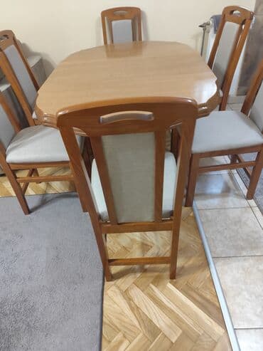 Prodajem sto i sešt stolica kupljeno pre svega mesec dana bukvalno je at lalafo.rs Prodajem sto i sešt stolica kupljeno pre svega mesec dana bukvalno je