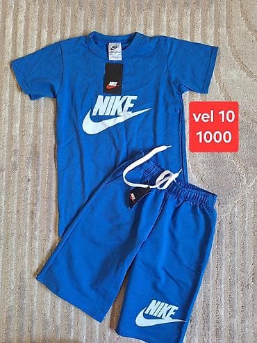 Dečiji komplet Nike – majica kratkih rukava i sorc - Boje: plava i na lalafo.rs — 1 Dečiji komplet Nike – majica kratkih rukava i sorc - Boje: plava i — 1