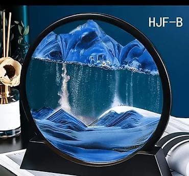 Dekorativna „tečna peščana lampa – kružni stojni ram HJF‑B - na lalafo.rs Dekorativna „tečna peščana lampa – kružni stojni ram HJF‑B -