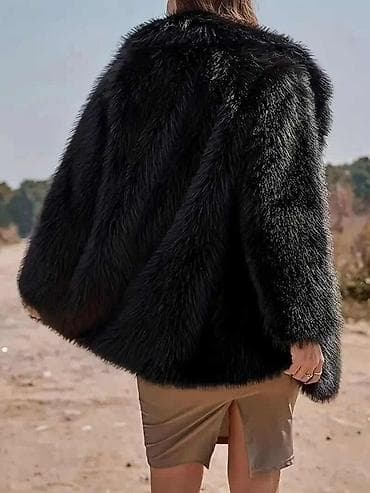 💫Ženska elegantna bunda – crna, mekana i voluminozna Cena: 6100 din na lalafo.rs — 2 💫Ženska elegantna bunda – crna, mekana i voluminozna Cena: 6100 din — 2