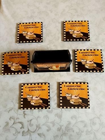 Set podmetača za šolje “Cappuccino” sa stalkom - Komplet sadrži 6 na lalafo.rs Set podmetača za šolje “Cappuccino” sa stalkom - Komplet sadrži 6