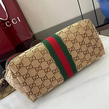 Gucci torba – GG Supreme platno sa prugom - Model: tote/shoulder na lalafo.rs — 6 Gucci torba – GG Supreme platno sa prugom - Model: tote/shoulder — 6