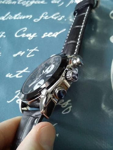 Muski rucni sat sa hronografima i datumom-Nov U ponudi crna i bela na lalafo.rs — 6 Muski rucni sat sa hronografima i datumom-Nov U ponudi crna i bela — 6