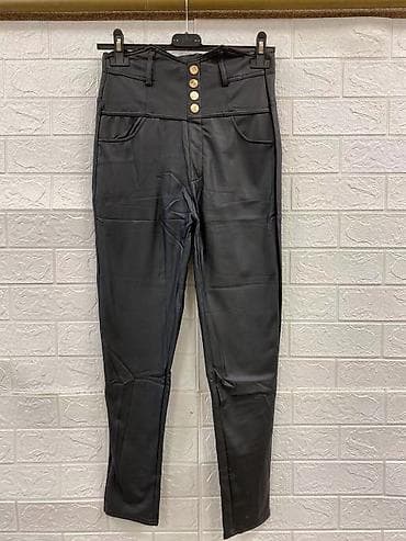 Ženske uske pantalone od eko kože – model 6178 - Materijal: mekana na lalafo.rs — 5 Ženske uske pantalone od eko kože – model 6178 - Materijal: mekana — 5