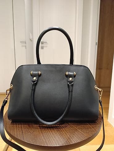 Crna kozna torba – TT Bagatt - Materijal: spolja kombinacija glatke at lalafo.rs — 1 Crna kozna torba – TT Bagatt - Materijal: spolja kombinacija glatke — 1