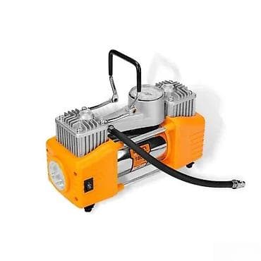 Prenosivi dvoklipni auto kompresor sa manometrom - Snaga: 180 W na lalafo.rs Prenosivi dvoklipni auto kompresor sa manometrom - Snaga: 180 W