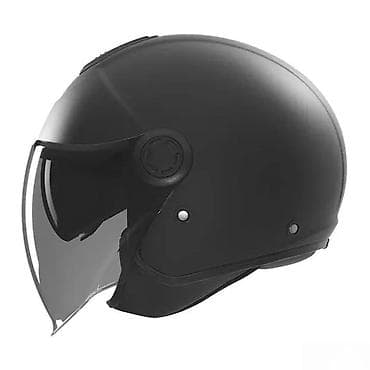 Otvorena moto kaciga sa dugim vizir‑štitnikom - Brend: NOX (logo na at lalafo.rs Otvorena moto kaciga sa dugim vizir‑štitnikom - Brend: NOX (logo na