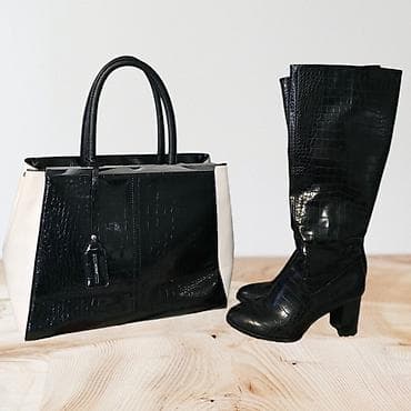 Komplet Oysho torba + čizme 39, crni kroko dezen - Torba at lalafo.rs — 1 Komplet Oysho torba + čizme 39, crni kroko dezen - Torba — 1