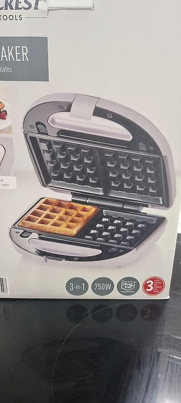 SilverCrest Kitchen Tools 3‑u‑1 aparat za vafle i mini krofne - at lalafo.rs — 1 SilverCrest Kitchen Tools 3‑u‑1 aparat za vafle i mini krofne - — 1