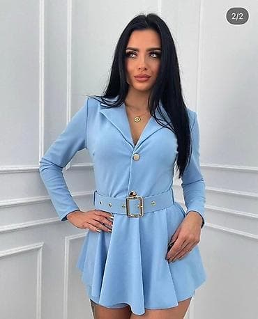 💫Ženska mini haljina u stilu blejzera sa kaišem
2700 din na lalafo.rs — 2 💫Ženska mini haljina u stilu blejzera sa kaišem
2700 din — 2