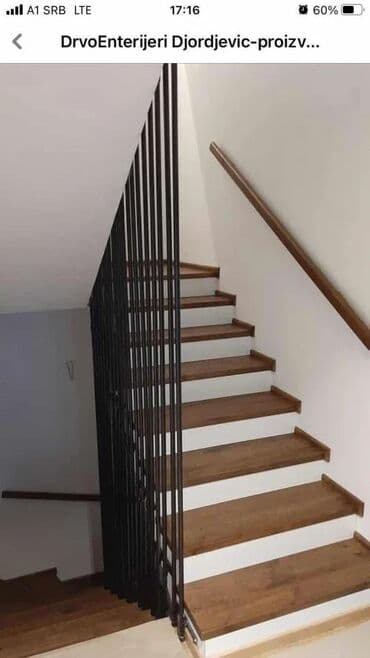 Gazišta za stepenice: Stepenice drvene Izrada ograda, oblaganje stepenica od masiva od na lalafo.rs — 5 Gazišta za stepenice: Stepenice drvene Izrada ograda, oblaganje stepenica od masiva od — 5