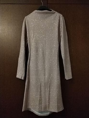 Svečani set haljina – srebrni šljokičasti materijal - Dve haljine u at lalafo.rs — 2 Svečani set haljina – srebrni šljokičasti materijal - Dve haljine u — 2