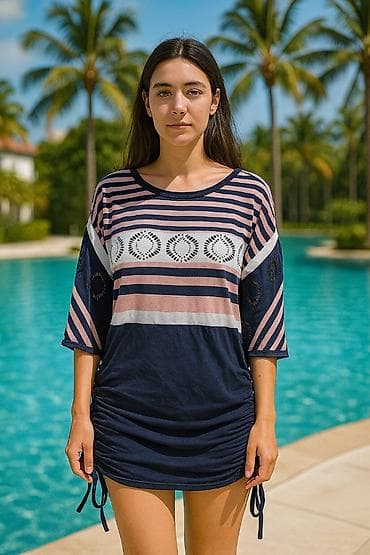 Zenska tunika, haljina S-M Haljina/tunika, gornji deo bretele, preko na lalafo.rs — 1 Zenska tunika, haljina S-M Haljina/tunika, gornji deo bretele, preko — 1