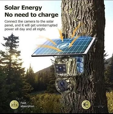 SOLARNA PTZ Lovacka maskirna GPS Kamera 4G SIM. app.UBOX. PROLEĆNA na lalafo.rs — 1 SOLARNA PTZ Lovacka maskirna GPS Kamera 4G SIM. app.UBOX. PROLEĆNA — 1