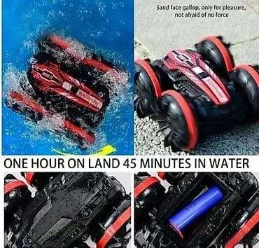 Stunt 2u1 auto brod za vožnju po putu i vodi Najnoviji model Stunt na lalafo.rs — 2 Stunt 2u1 auto brod za vožnju po putu i vodi Najnoviji model Stunt — 2
