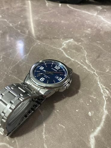 Casio muški ručni sat sa plavim brojčanikom - Kućište i narukvica od na lalafo.rs — 2 Casio muški ručni sat sa plavim brojčanikom - Kućište i narukvica od — 2