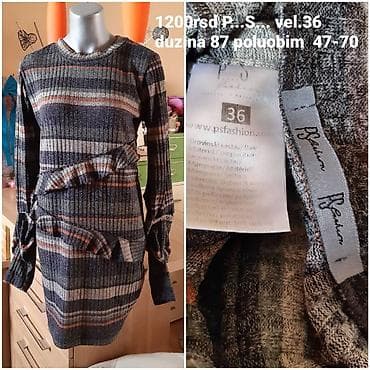 PS Fashion pletena haljina, veličina 36. - Model: uska silueta na lalafo.rs — 1 PS Fashion pletena haljina, veličina 36. - Model: uska silueta — 1