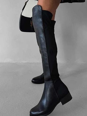 High boots, color - Black at lalafo.rs — 3 High boots, color - Black — 3